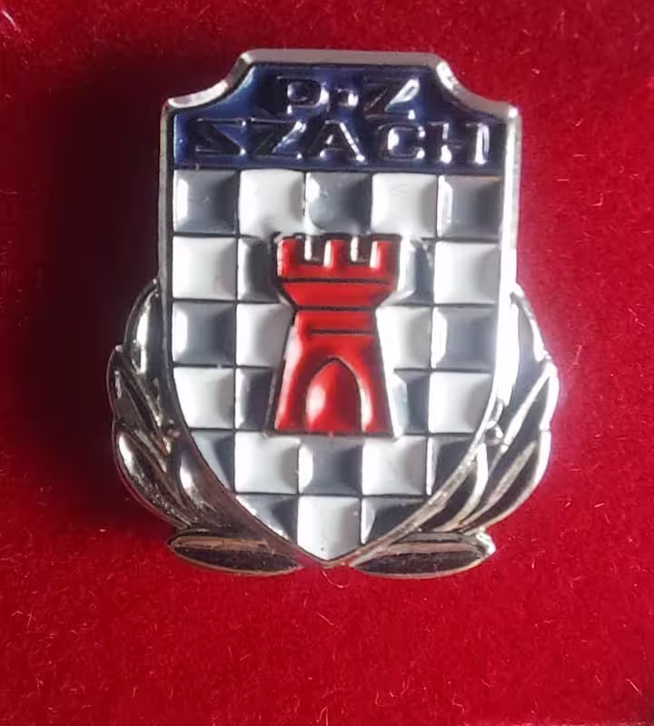 Srebrna Odznaka PZSzach dla Prezesa — Torwar, Warszawa